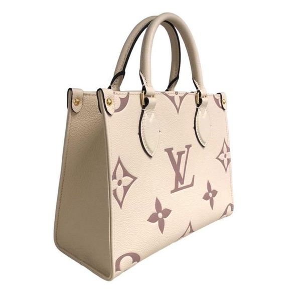 Louis Vuitton On The Go PM Shoulder Bag Creme - Picture 4 of 14